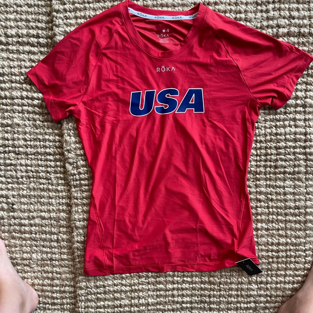 ROKA womens USA t shirt